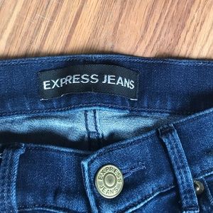 Express wide leg flare jeans